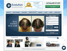 Tablet Screenshot of hairgrowthcenters.com